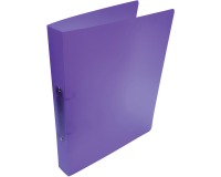 Alpha classeur à anneaux, pour ft A4, en PP, 2 anneaux de 25 mm, violet tranparent