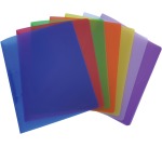 Alpha ring binder, for A4 size, in PP, 2 rings of 25 mm, assorted transparent colors
