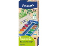 Boîte de peinture 735/K eco 12 couleurs + tube blanc