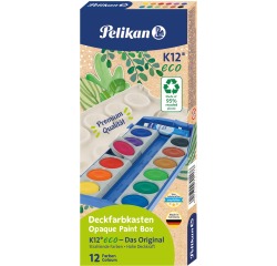 Boîte de peinture 735/K eco 12 couleurs + tube blanc