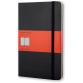 Moleskine carnet d'adresse, ft 13 x 21 cm, ligné, couverture solide, 240 pages, noir