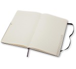 Moleskine address book, size 13 x 21 cm, ruled, hard cover, 240 pages, black
