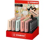 STABILO BOSS ORIGINAL NatureCOLORS markeerstift, display van 30 stuks in geassorteerde kleuren