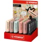 STABILO BOSS ORIGINAL NatureCOLORS surligneur, présentoir de 30 pièces en couleurs assorties