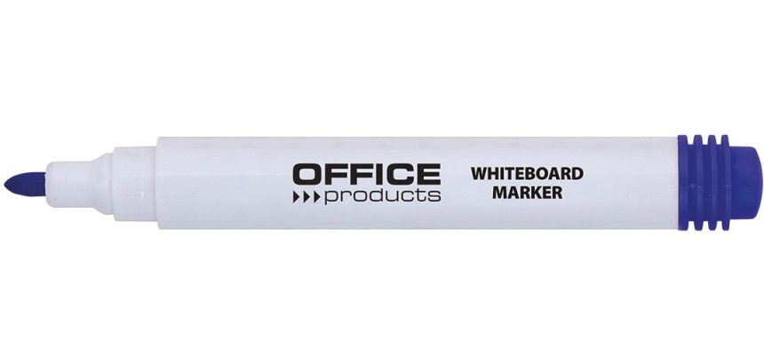 OFFICE products whiteboard marker 1-3 mm, round tip, blue
