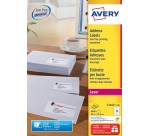 Etiket Avery L7162-250 99.1x33.9mm wit 4000 etiketten