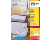 Box of 4000 white laser labels 99.1 X 33.9 L7162-250