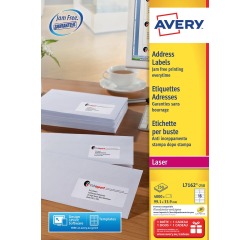 Etiket Avery L7162-250 99.1x33.9mm wit 4000 etiketten