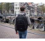 Donau Travel backpack Amsterdam, 35 L, 17 inches, black
