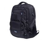 Donau Travel backpack Amsterdam, 35 L, 17 inches, black