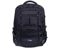 Donau Travel Rucksack Amsterdam, 35 l, 17 Zoll, schwarz