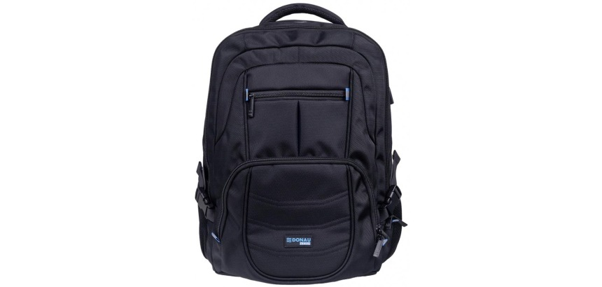 Donau Travel backpack Amsterdam, 35 L, 17 inches, black