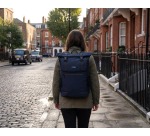 Donau Travel sac à dos London, 18 l, 15,6 pouces, bleu marin