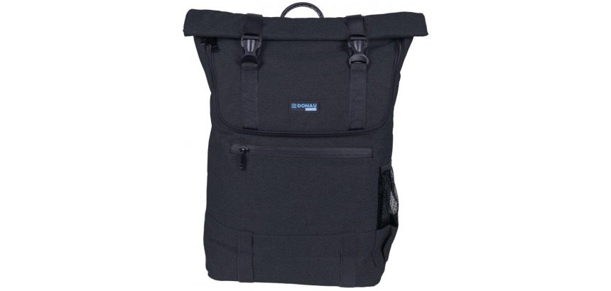 Donau Travel rugzak London, 18 l, 15,6 inch, zwart