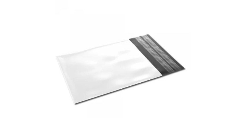 Verzendenvelop ft 350 x 450 + 70 mm, met retoursluiting, 55 micron, doos van 500 stuks