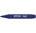 OFFICE products permanent marker 1-3 mm, round tip, blue
