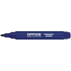 OFFICE products marqueur permanent 1-3 mm, pointe ronde, bleu