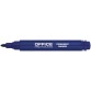 OFFICE products permanent marker 1-3 mm, rond, blauw