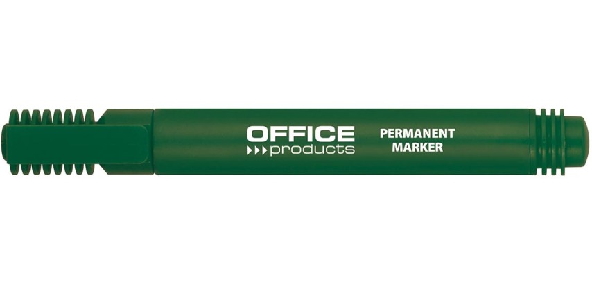OFFICE products permanent marker 1-3 mm, round tip, green