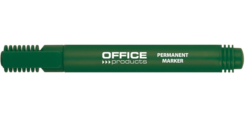 OFFICE products permanent marker 1-3 mm, rond, groen
