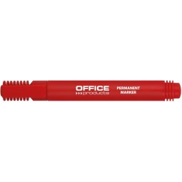 Office Products marqueur permanent 1-3 mm, pointe ronde, rouge