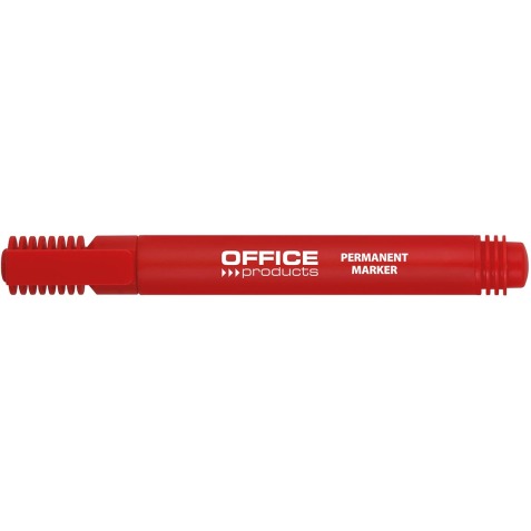 OFFICE products permanent marker 1-3 mm, rond, rood