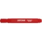 Office Products marqueur permanent 1-3 mm, pointe ronde, rouge