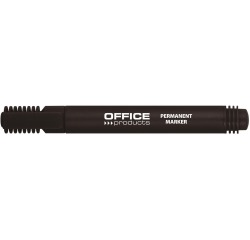 OFFICE products permanent marker 1-3 mm, rond, zwart