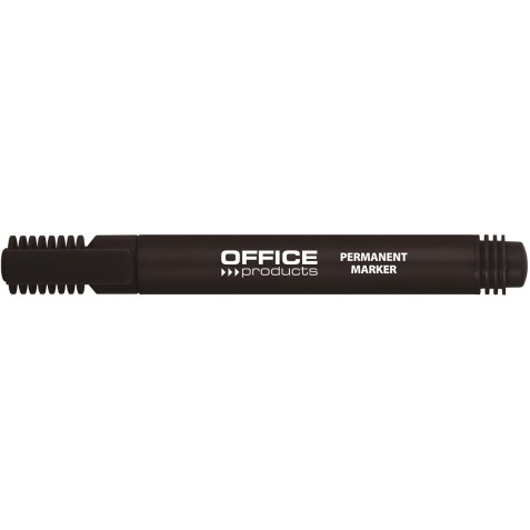 OFFICE products marqueur permanent 1-3 mm, pointe ronde, noir