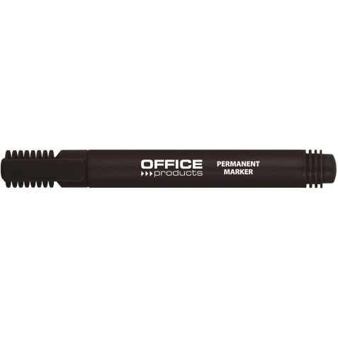 Office Products marqueur permanent 1-3 mm, pointe ronde, noir