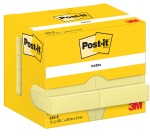 Post-It Notes, 100 Blatt, Größe 38 x 51 mm, gelb, Packung mit 12 Blöcken