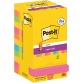 Post-It Super Sticky Z-Notes Carnival, 90 vel, ft 76 x 76 mm, 8 + 4 GRATIS