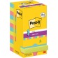 Post-It Super Sticky Z-Notes Cosmic, 90 feuilles, ft 76 x 76 mm, 8 + 4 GRATUIT