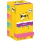 Post-It Super Sticky Notes Carnival, 90 feuilles, ft 76 x 76 mm, 8 + 4 GRATUIT