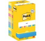 Post-It Notes Energetic, 100 vel, ft 76 x 76 mm, 8 + 4 GRATIS