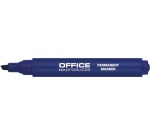 OFFICE products permanent marker 1-5 mm, beitelpunt, blauw