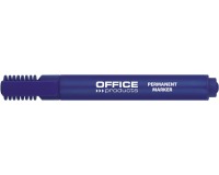 OFFICE products permanent marker 1-5 mm, beitelpunt, blauw