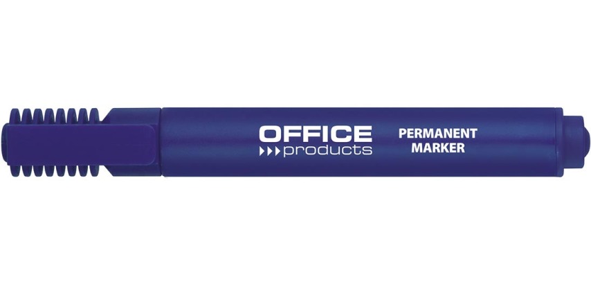 OFFICE products permanent marker 1-5 mm, chisel tip, blue