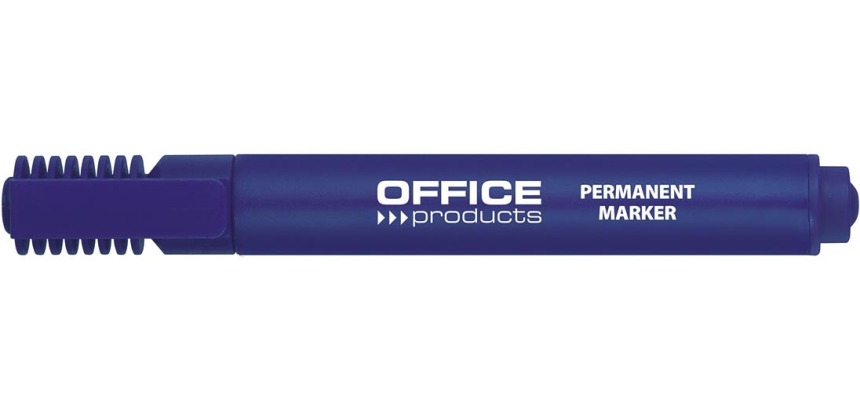 OFFICE products permanent marker 1-5 mm, beitelpunt, blauw