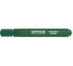 OFFICE products marqueur permanent 1-5 mm, pointe biseautée, vert
