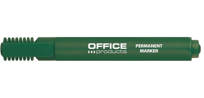 OFFICE products permanent marker 1-5 mm, chisel tip, green