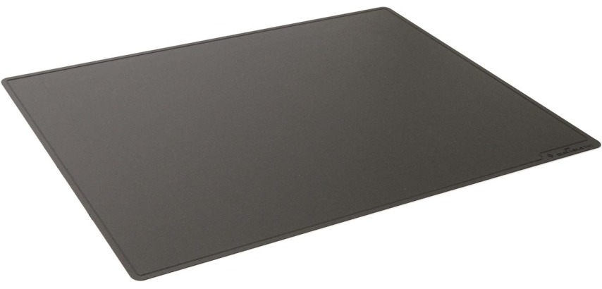 Durable sous-main avec rainure décorative, PP, ft  530 x 400 mm, noir opaque