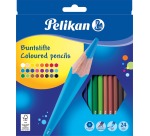 Pelikan crayon de couleur, étui de 24 pièces en couleurs assorties