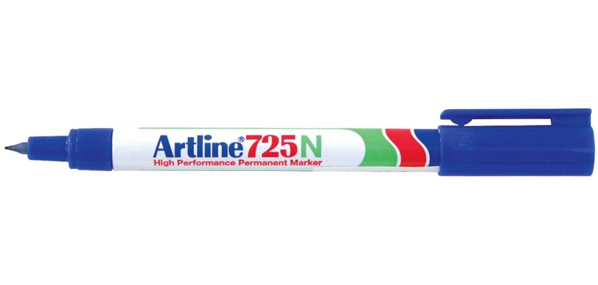 Artline 725 bullet fineliner 0.4mm blue