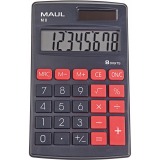 De_calculatrice de poche m 8, 8 chiffres, noir