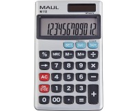 MAUL calculatrice de poche professionnelle M112, argent