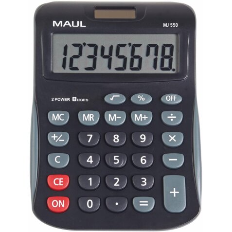 Calculatrice de bureau MJ 550, 8 chiffres