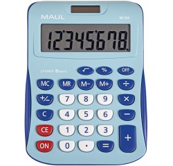 Maul calculatrice de bureau MJ 550, junior, bleu clair