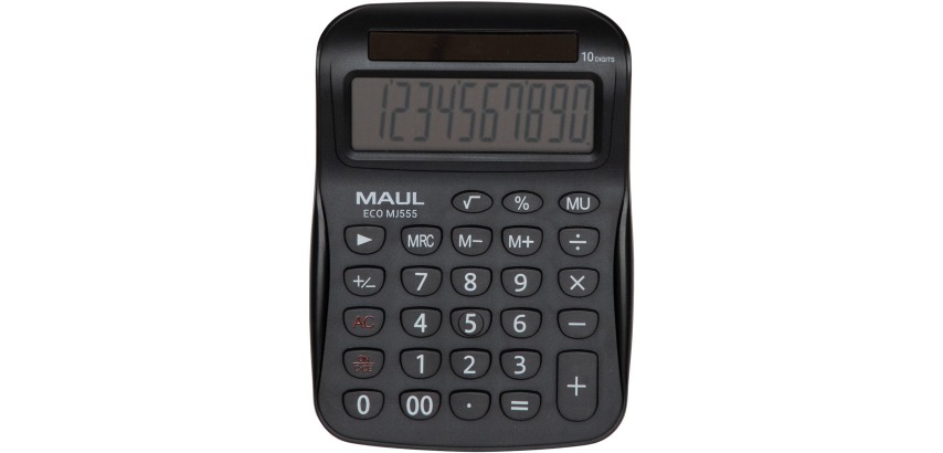 Maul calculatrice de bureau ECO MJ 555, noir