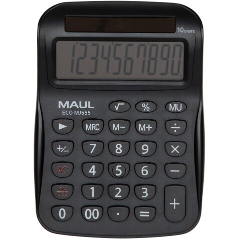 Maul calculatrice de bureau ECO MJ 555, noir